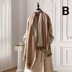 Double Sided Cashmere Feel Scarf For Women