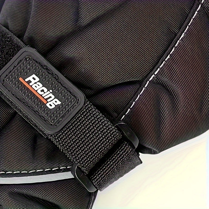 Touchscreen Riding Gloves with Reinforced Palm & Adjustable Strap by Snagg A Motorcycle Gloves