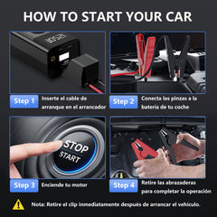 8000A Car Jump Starter with Air Compressor by Snagg A Jump Starter