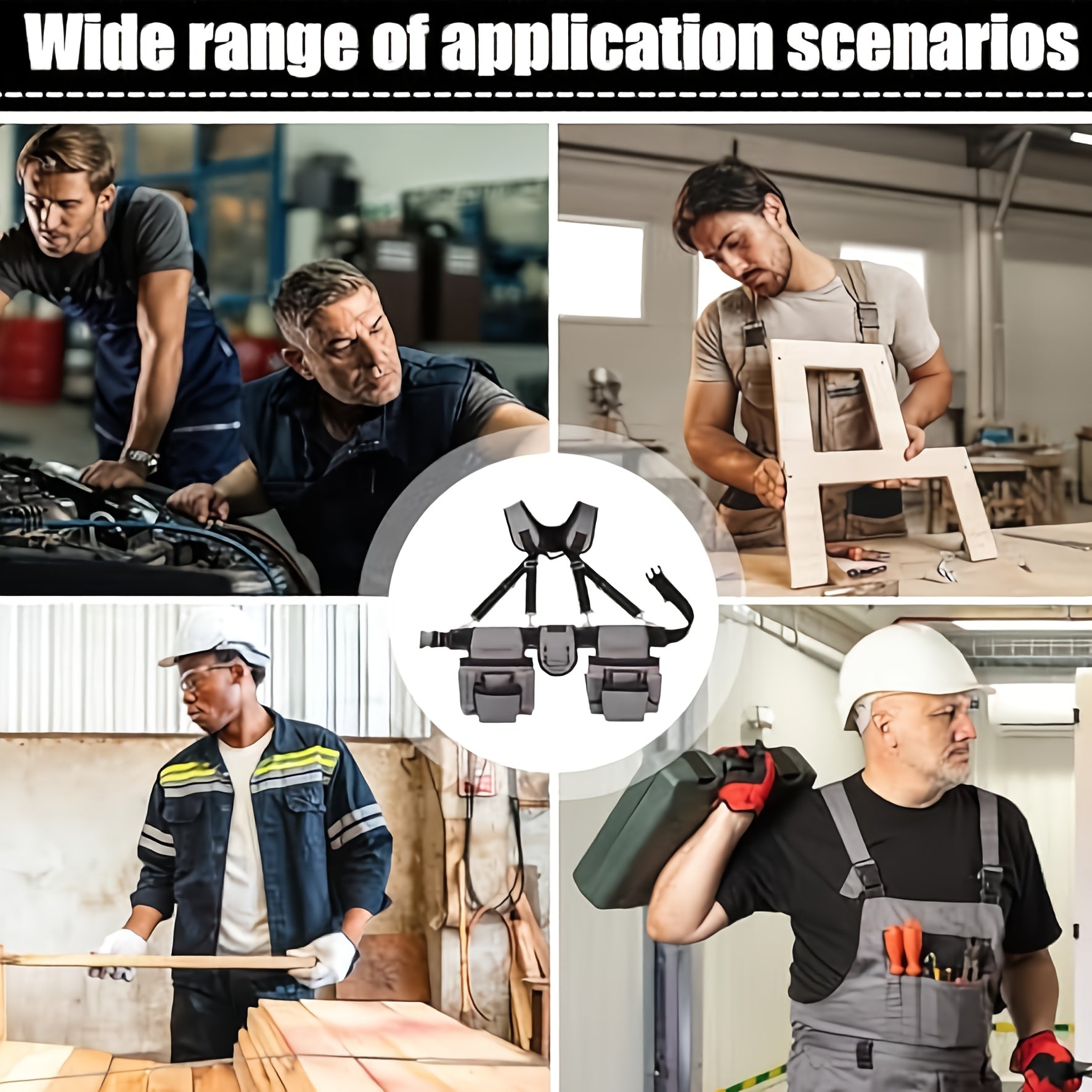 Multi Function Tool Belt & Shoulder Strap Bag by Snagg A Tool Belt