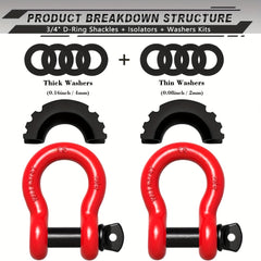 2pcs D Ring Snap Hooks – 3/4" by Snagg A Hook