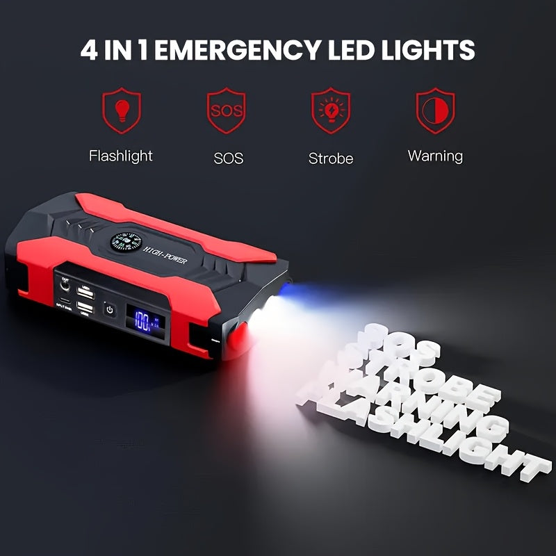7000A High Power Car Battery Jump Starter - Roadside Essentials