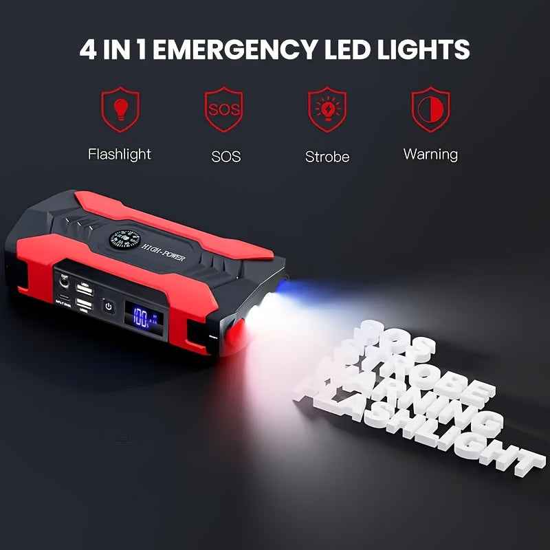 7000A High Power Car Battery Jump Starter - Roadside Essentials