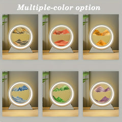 LED 3D Sandscape Lamp by Snagg A Table Lamp