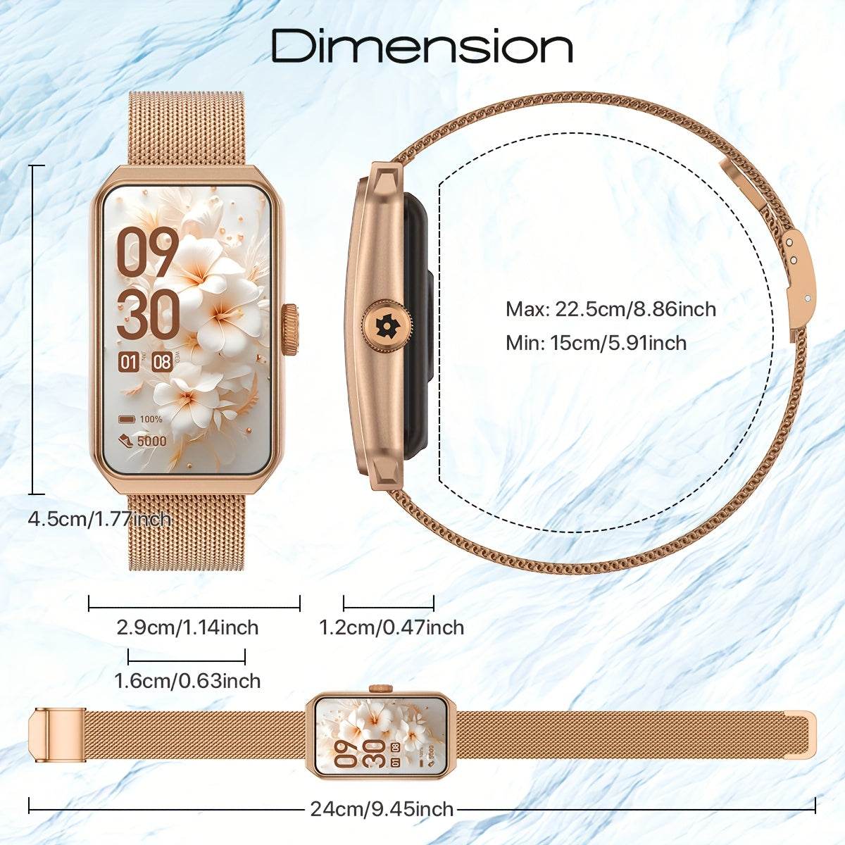 1.47 Inches, Women's Smart Watch - SnaggIt