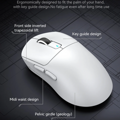 Lightweight Wireless Gaming Mouse Tri-Mode Connectivity for PC & Mac by Snagg A Gaming Mouse