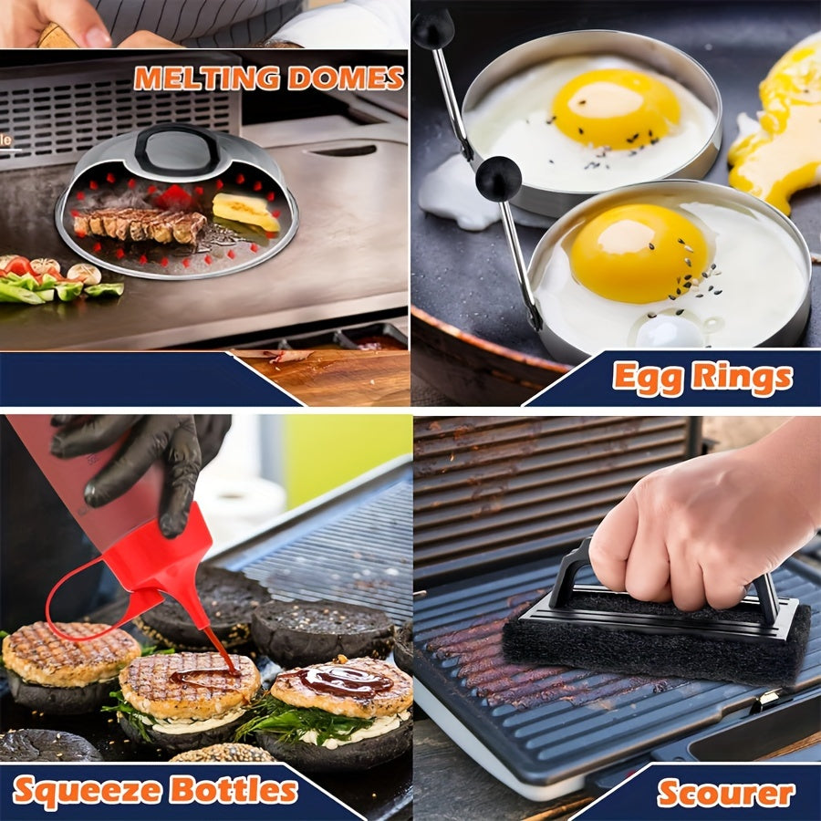 15pcs Outdoor BBQ Griddle Accessories Kit by Snagg A BBQ Tool Set