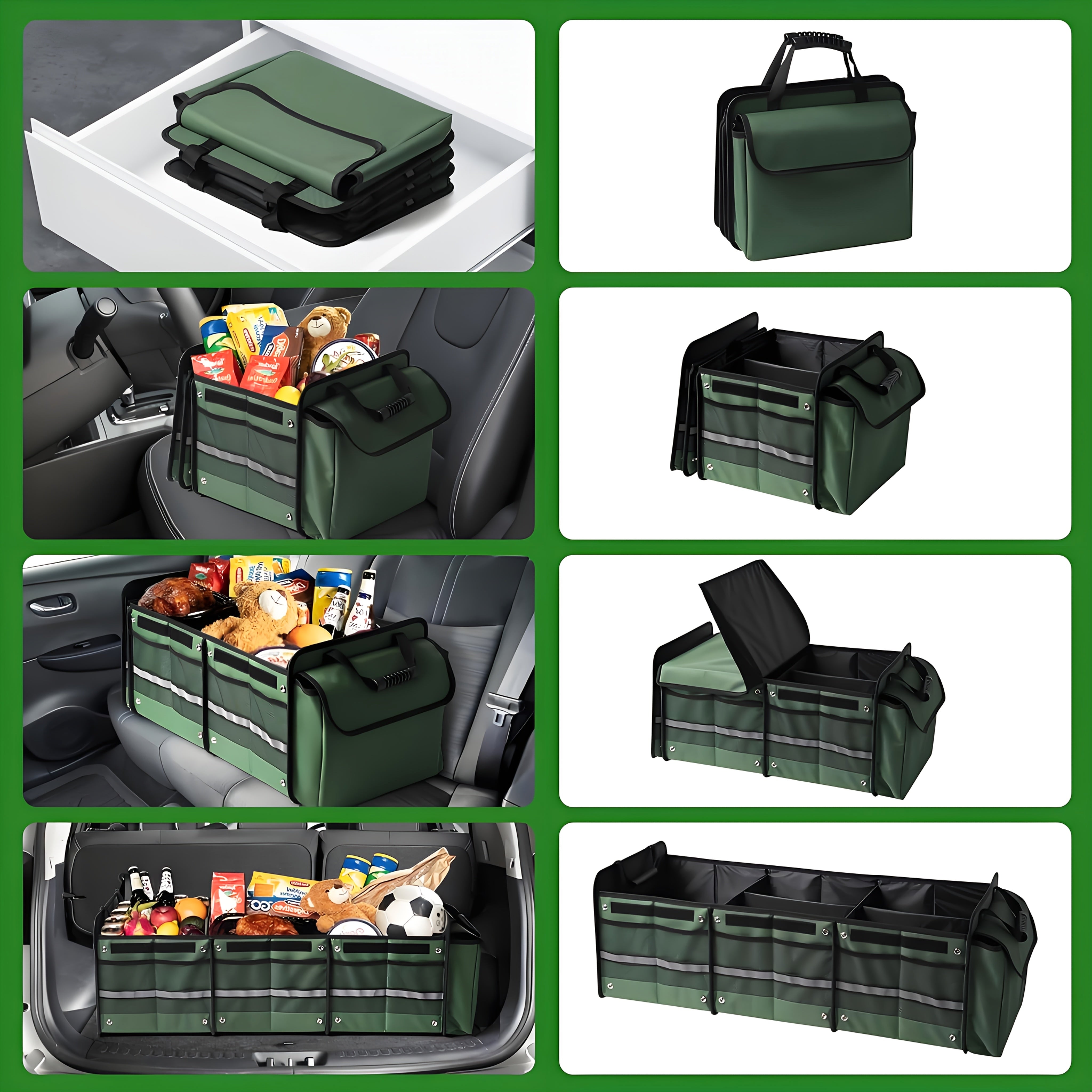 Car Trunk Organizer Large Capacity Foldable Storage Bag by Snagg A Storage Box
