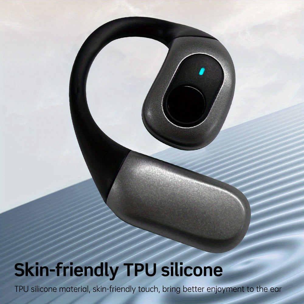 Bluetooth 5.3 Open-Ear Headphones | Directional Sound with Subwoofer & Premium Audio by Snagg An EarBud