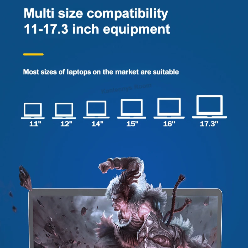 Laptop Cooling Pad with 4 Adjustable Angles for 11″–17.3″ Notebooks & Tablets by Snagg A Cooling Pad