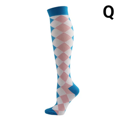 Unisex Compression Socks 20–30 mmHg Graduated Support for Nurses, Runners & Travel