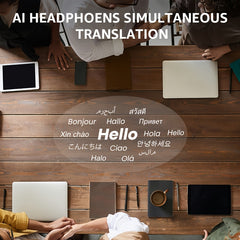 AI Smart Wireless Earbuds | ENC Noise Cancelling In-Ear Headphones (59H Battery, LED Display) by Snagg An EarBud