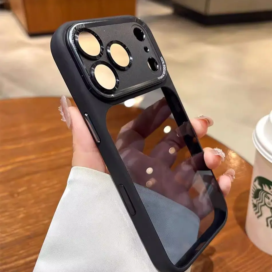Shockproof Shield Matte Transparent Phone Case - For iPhone 17 Series - Cases & Covers