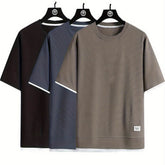 3pcs Men’s Casual Short Sleeve T-Shirts - SnaggIt