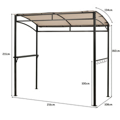 Large BBQ Gazebo Tent with Grill Shelter by Snagg An Umbrella