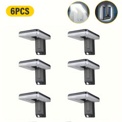 6pcs Solar IP65 Outdoor LED Flood Lamps with Motion Sensor by Snagg An Outdoor Light
