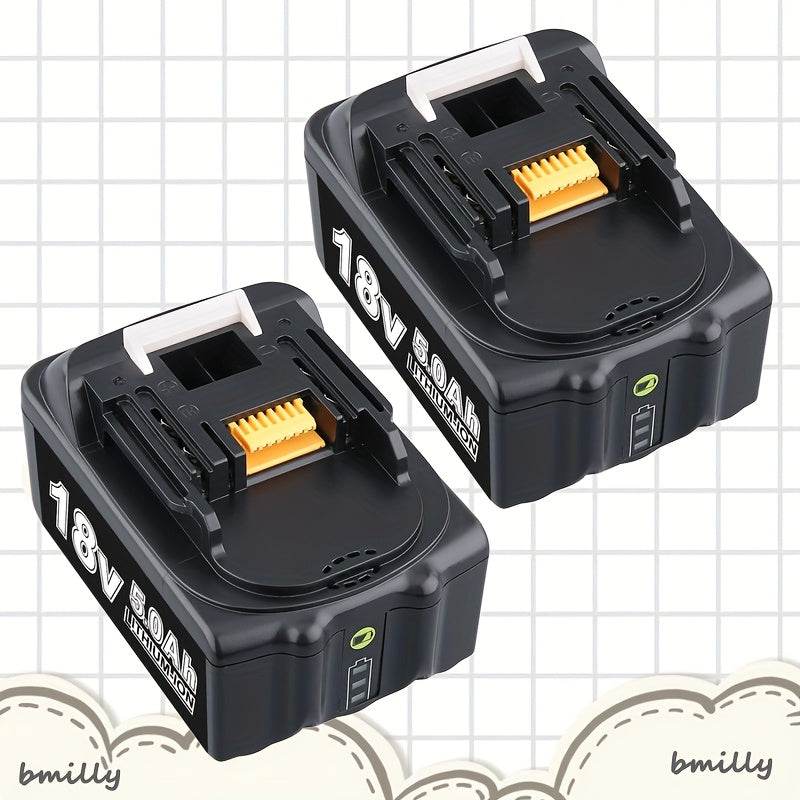 18V 5.0Ah Lithium-Ion Replacement Batteries for Makita - SnaggIt