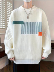 Men’s Geometric Pattern Sweater by Snagg A Jumper