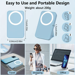 10000mAh Wireless Magnetic Power Bank by Snagg A Power Bank