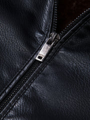 OBM Men’s Full-Zip Bomber Jacket with Fur Collar by Snagg A Jacket