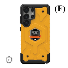 Shockproof Rugged Magnetic Case - for Samsung Galaxy S25 Series - F - Yellow / Ultra - Phone Cases & Covers