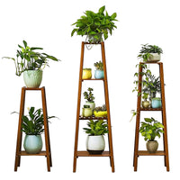 Vintage Tall Bamboo Plant Stand by Snagg A Rack