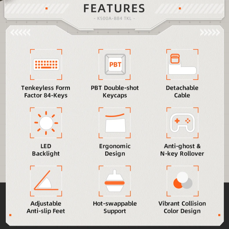 75% Wired Mechanical Keyboard for PC & Laptop Gaming by Snagg A Keyboard