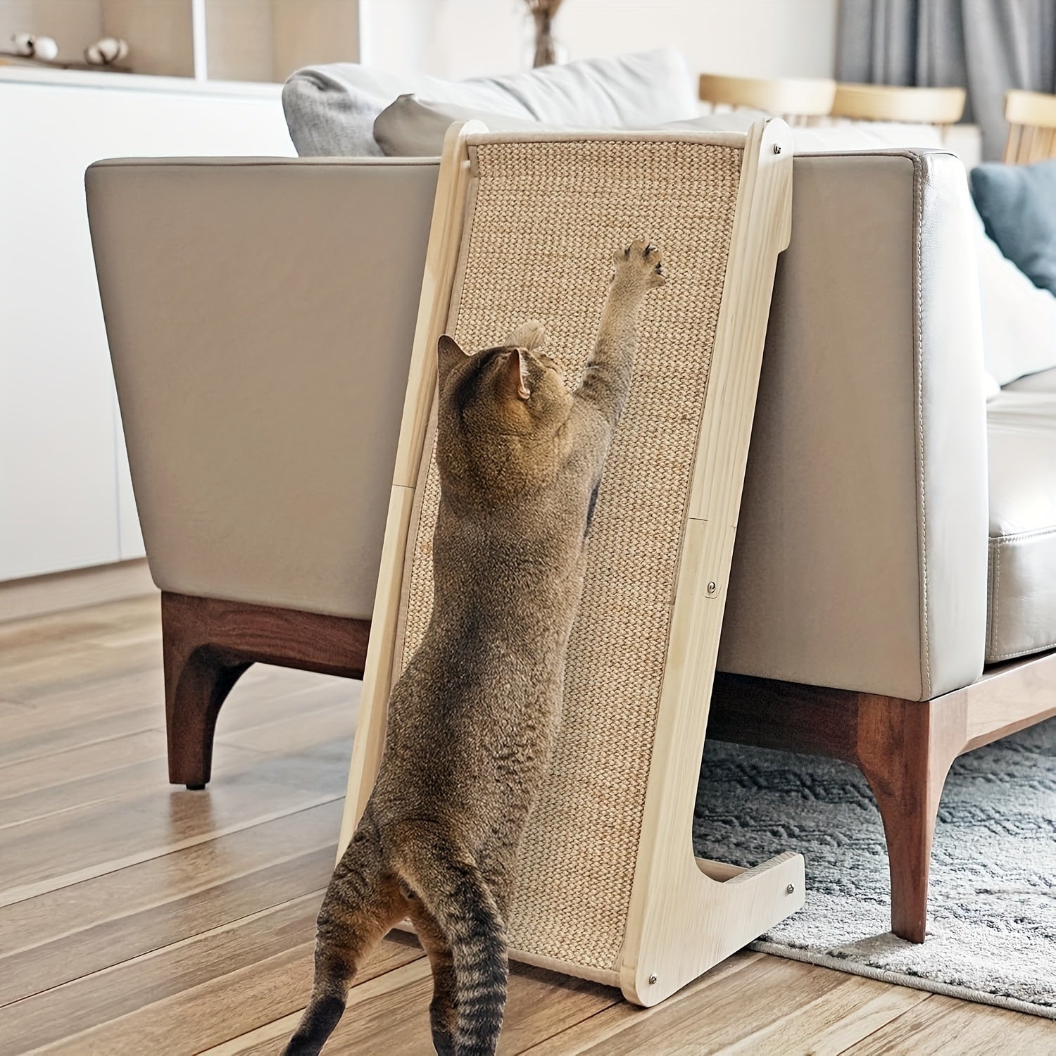 L-Shaped Cat Scratching Ramp by Snagg A Scratcher