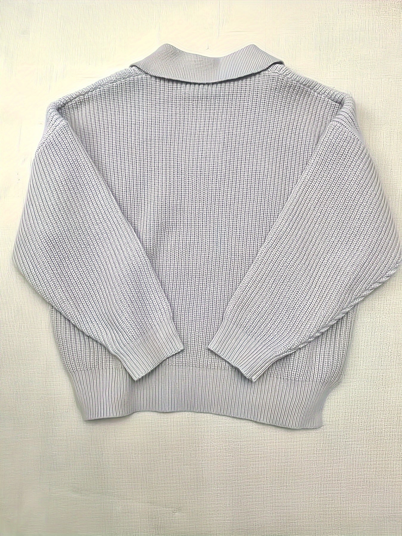 Men’s Loose Striped Knitted Golf Sweater by Snagg A Jumper