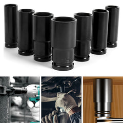 20 Pcs 1/2’’ Drive Hex Impact Socket Set — Deep Metric 8–32mm - 1set (20pcs) - Other Power Tools