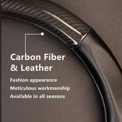 Carbon Fiber Style Steering Wheel Cover by Snagg A Steering Wheel Cover