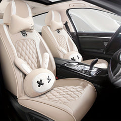 Universal PU Leather Car Seat Cover Set by Snagg A Seat Cover