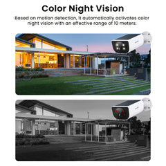 2K Solar Powered Wireless Security Camera Motion Detection & Two-Way Audio by Snagg An Outdoor Camera