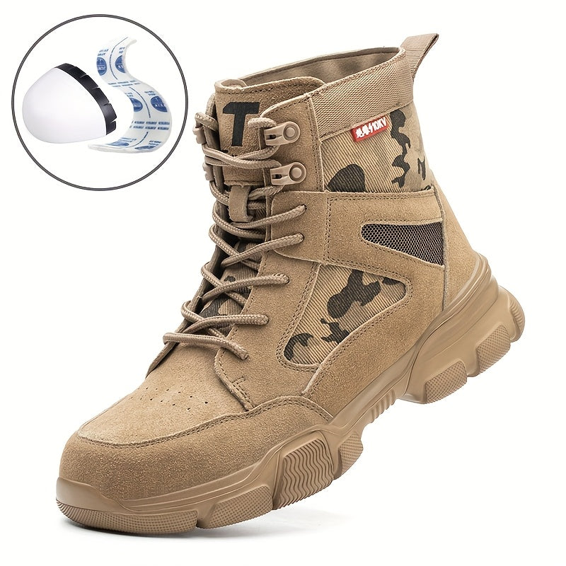 Men’s Heavy Duty Steel Toe Work Boots by Snagg A Safety Shoes