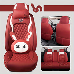 Universal PU Leather Car Seat Cover Set by Snagg A Seat Cover