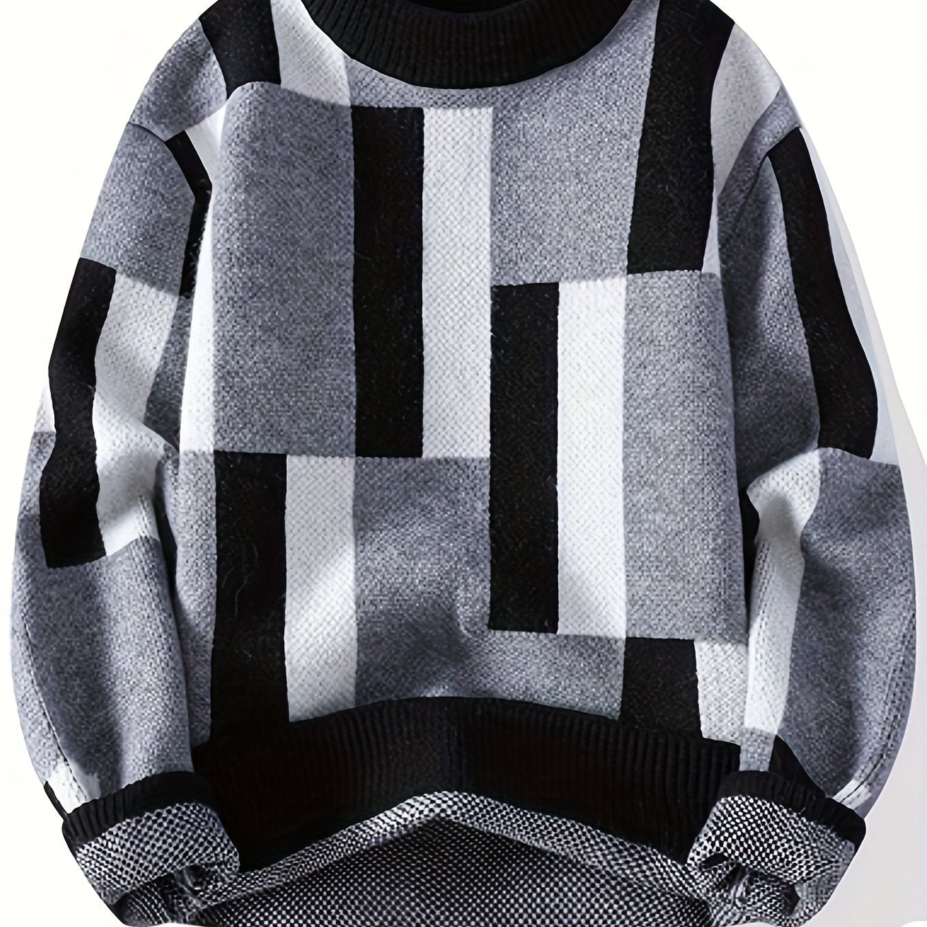 Men’s Geometric Pattern Sweater by Snagg A Jumper
