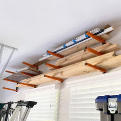 Heavy Duty Wall Mounted Lumber Storage Rack