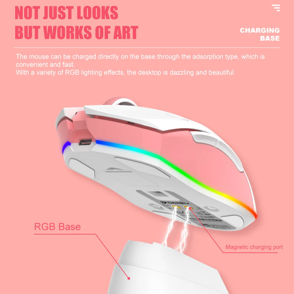 Dual Mode Gaming Mouse – 2.4G Wireless & Wired Connection by Snagg A Gaming Mouse