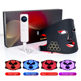 Portable Red Infrared Blue LED Light Therapy Face Mask