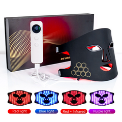 Portable Red Infrared Blue LED Light Therapy Face Mask