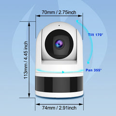 1080P WiFi Security Camera Monitoring with Motion Tracking by Snagg An Indoor Camera