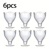 Petal Shaped Glass Ice Cream Cups For Parties And Weddings by Snagg A Cup