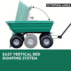 50L/70L Heavy Duty Garden Dump Cart by Snagg A Trolley