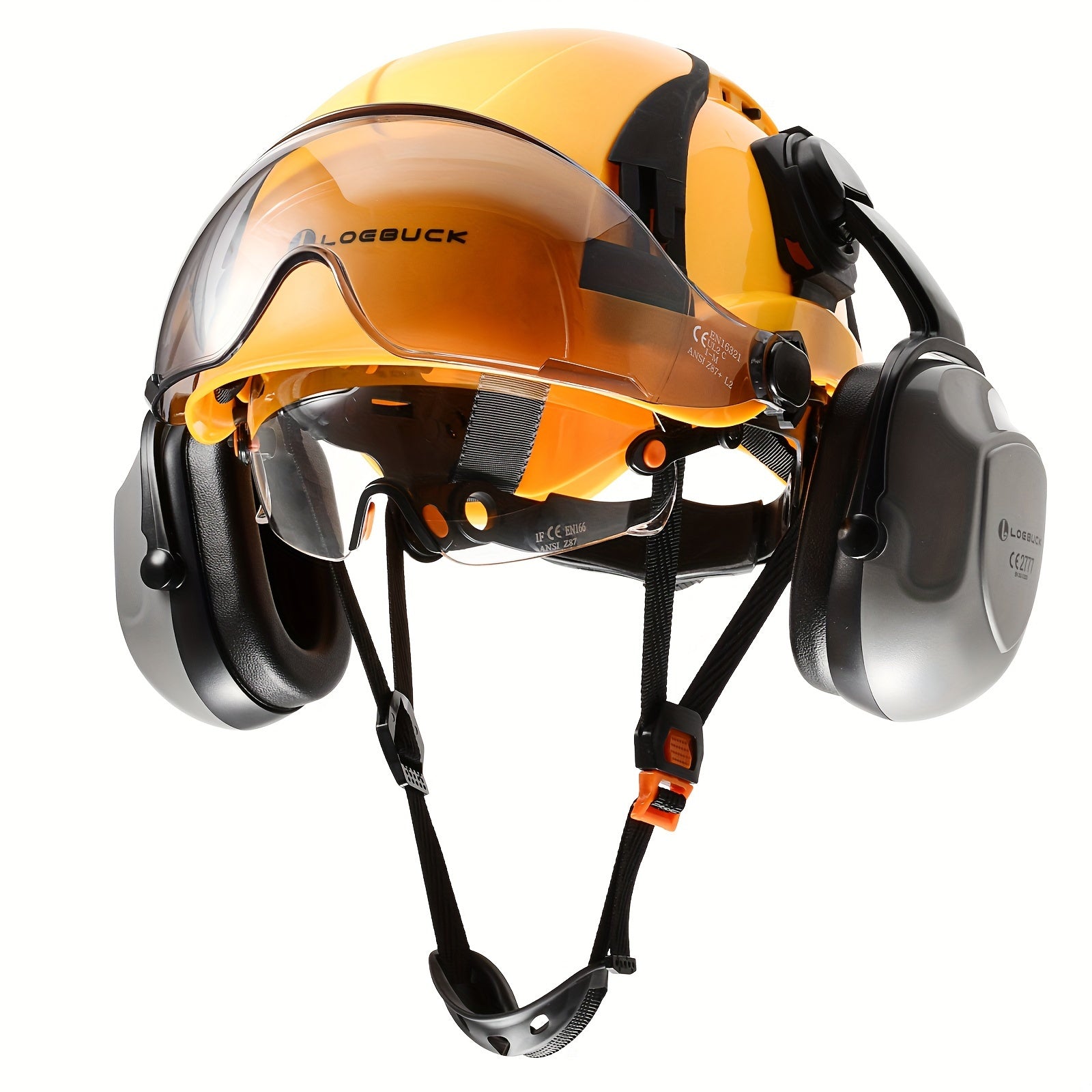 Safety Helmet with Sun Visor & Ear Protection by Snagg A Safety Helmet