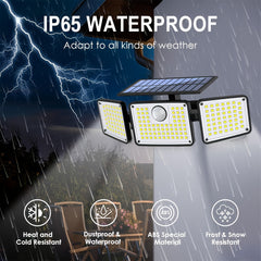 2pcs 3 Head Outdoor Motion Sensor Solar Light by Snagg An Outdoor Light