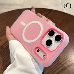 MagSafe Clear Matte Finish Shockproof Dual-Layer Protection Case – for iPhone 17 Series