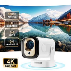 Mini Smart Projector Native 1080P with 4K Support by Snagg A Projector