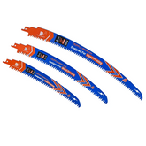 Professional Curved Reciprocating Saw Blade Set | High Performance Log & Tree Trimming Saber Blades