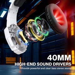 Wired Gaming Headset with Microphone for PC, PS4, PS5, Xbox & Mobile Devices by Snagg A Gaming Headset