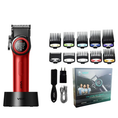 Professional 21 Speed Master Clipper – 4600mAh High-Capacity System with DLC "Flx" Blades & Charging Base